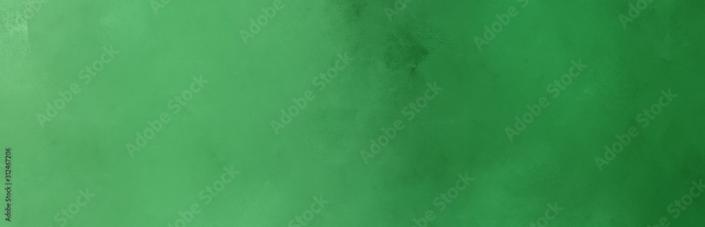 colorful grungy painting background texture with sea green, medium sea green and dark sea green colors and space for text or image. can be used as header or banner