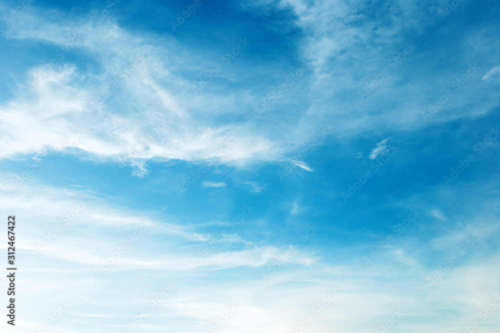 Beautiful Blue Sky Background With White Clouds Beautiful Blue Sky Background With White Clouds