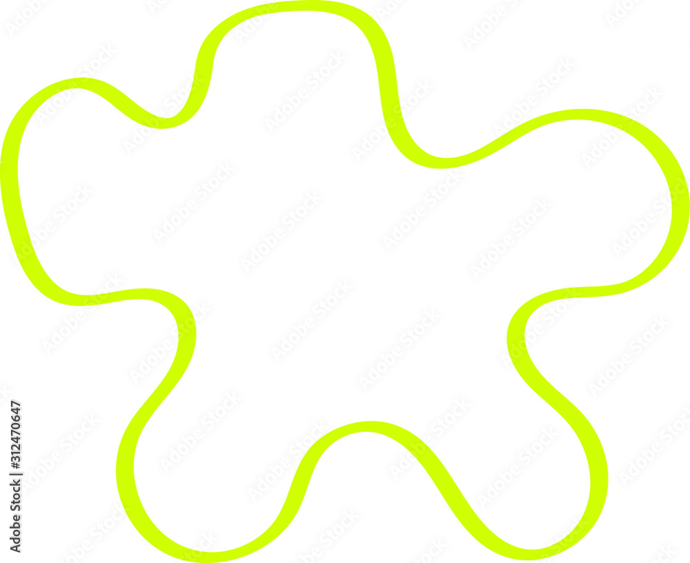Yellow ink blot, vector abstract illustration. Puzzle for web saver template. Yellow ink blot, vector abstract illustration. Puzzle for web saver template.