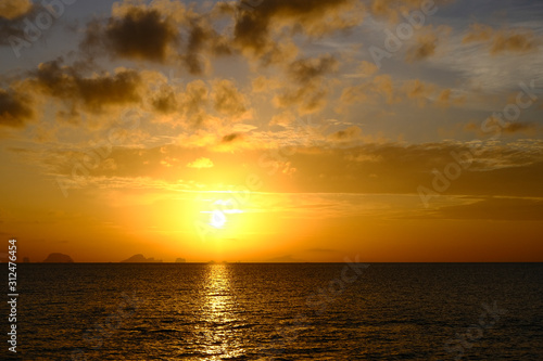 Sunrise on a Beach in Thailand © adibella6370