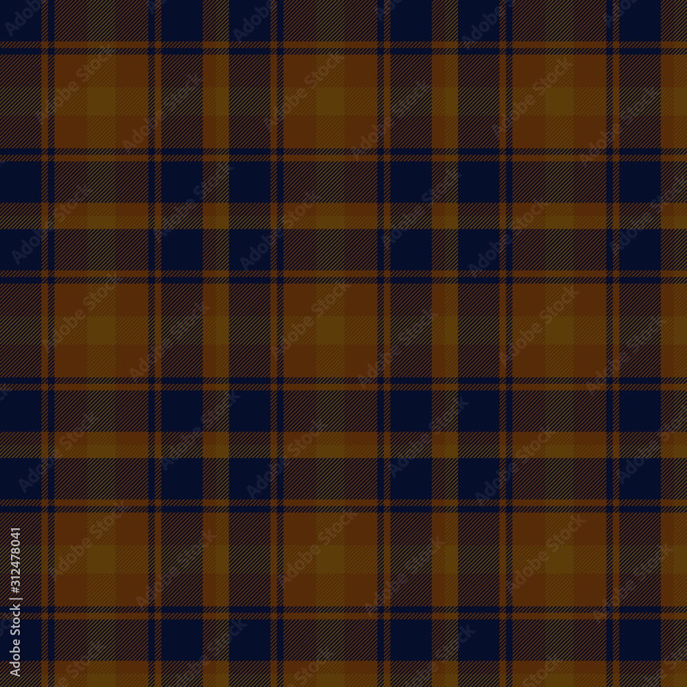 Obraz premium Yellow and blue tartan plaid. Stylish madras textile pattern.