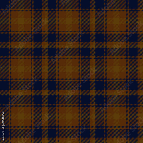 Yellow and blue tartan plaid. Stylish madras textile pattern.