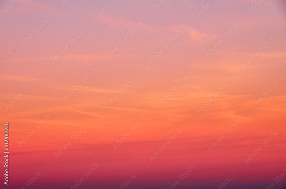 texture of the sky at sunset, background image