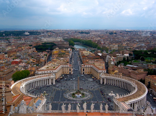 Piazza del Vaticano dall'alto