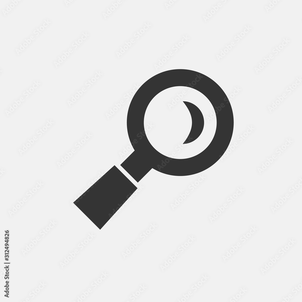 search glass icon vector for web and graphic design search glass icon vector for web and graphic design