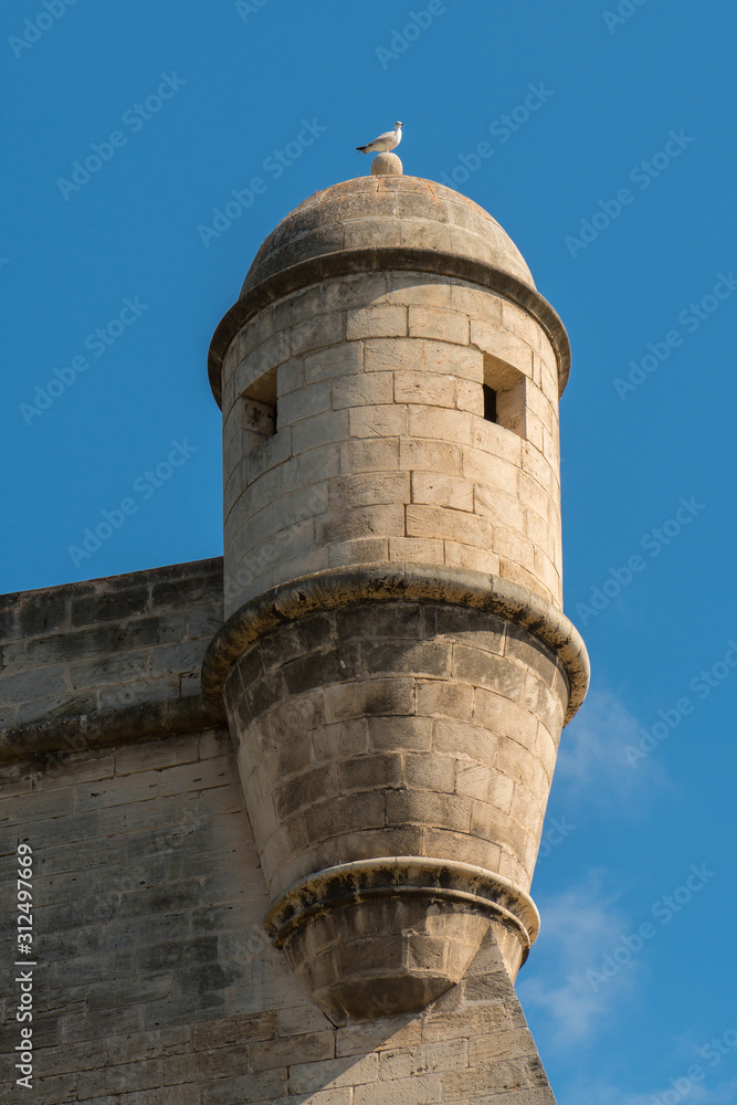 spain palma de majorca fortified wall