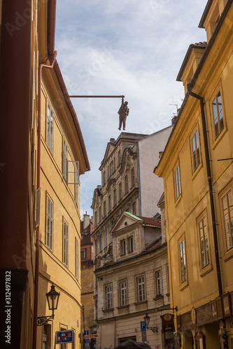 Photography Man Hanging Out in Prague Czech Republic