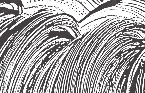 Grunge texture. Distress black grey rough trace. A