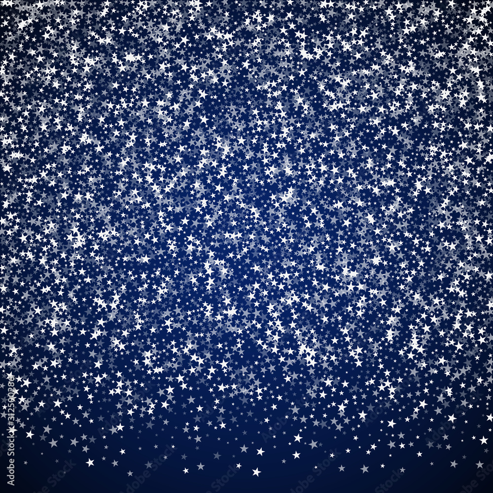 Obraz premium Amazing falling stars Christmas background. Subtle