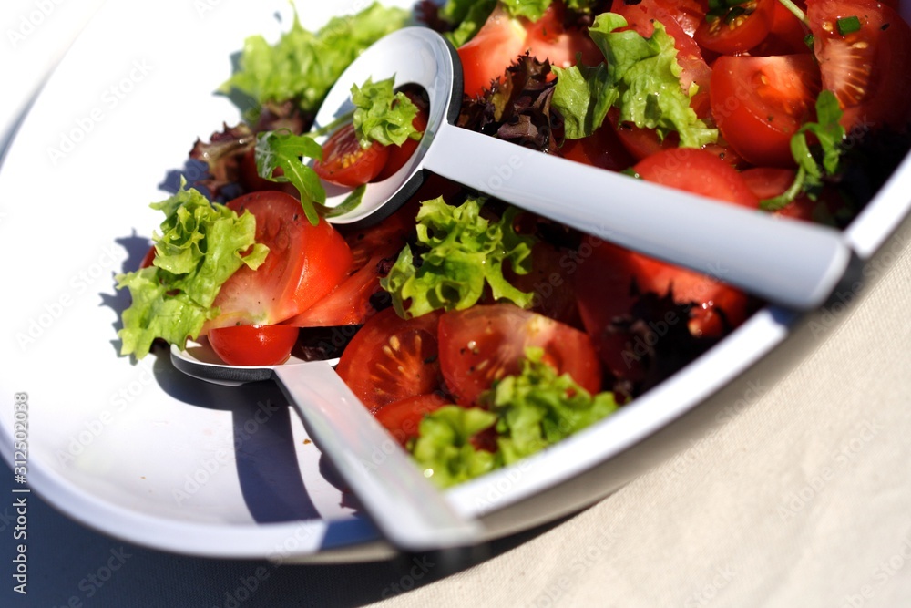 Close up of tomatoes in bowl Close up of tomatoes in bowl
