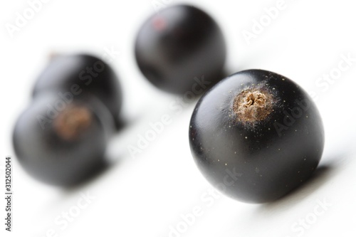 Close up of black currants