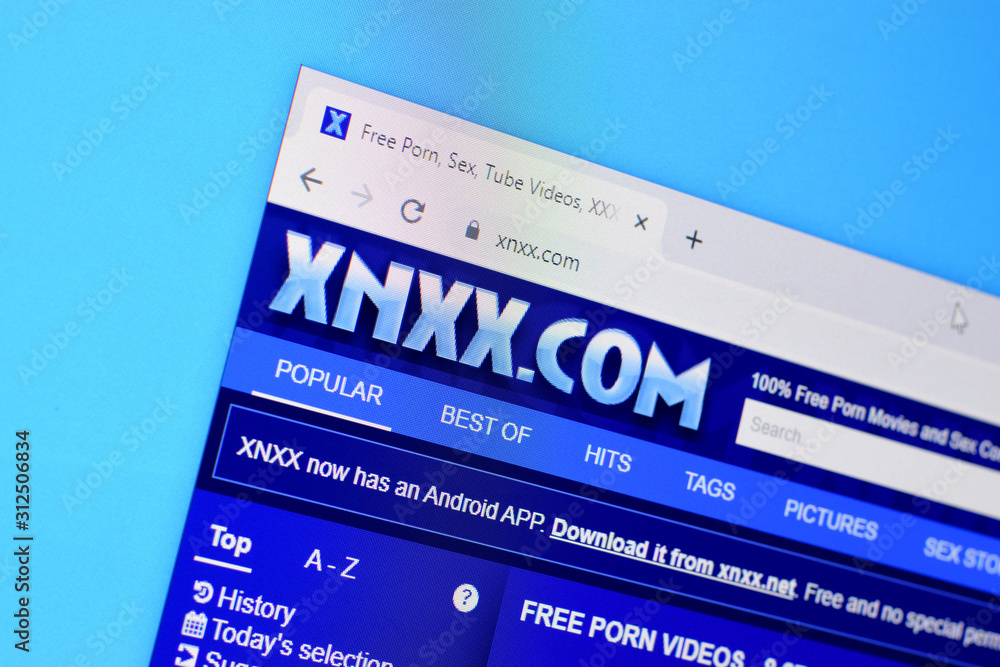 Xnxxxnx Videos - Homepage of xnxx website on the display of PC, url - xnxx.com. Stock Photo  | Adobe Stock