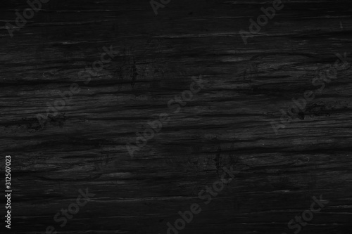 Wood Dark background. Wooden black pattern Blank for design