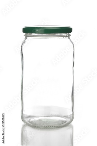 Studio shot of jar on white background