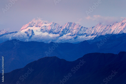 Photography Looking down on Sierra Nevada de Santa Marta, high Andes mountains of the Cordillera, Paz, Colombia