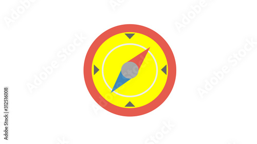 Free Download  compass rose with North, South, East and West indicated - GFXLoad