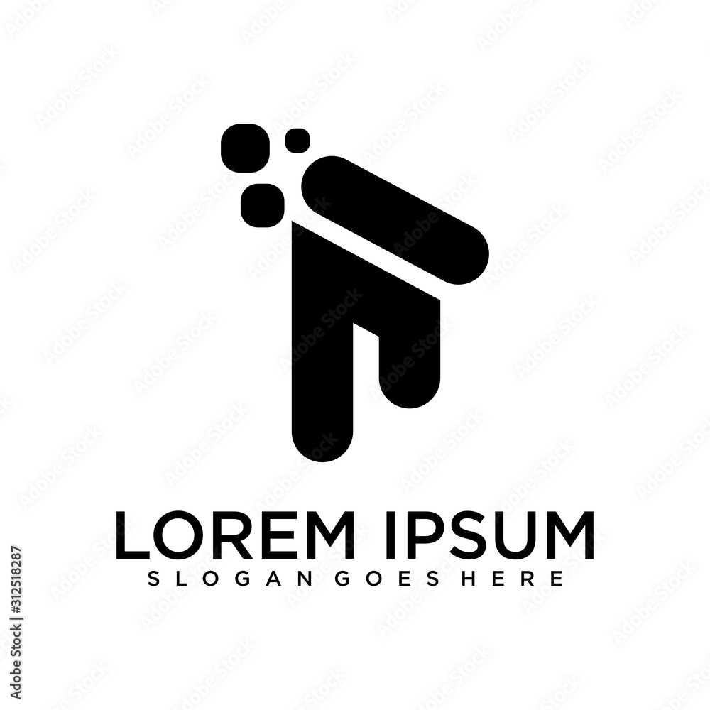 abstract initial letter F M logo design template abstract initial letter F M logo design template