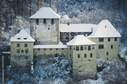 Die Feldkircher Schatteburg im Winter photo