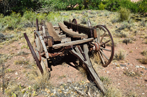 Old farming machines near Fruita in the Capiton Reef national park