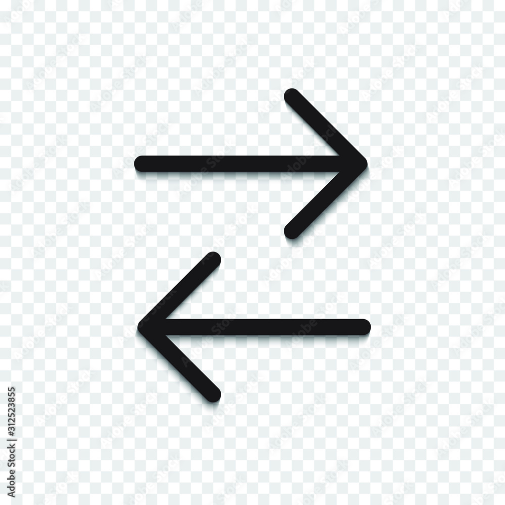 Double arrow icon design isolated on transparent background. vector illustration Double arrow icon design isolated on transparent background. vector illustration
