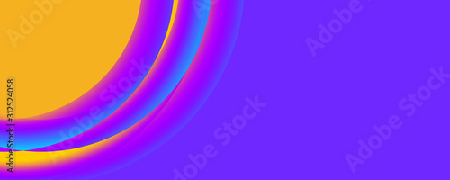 Gradient colorful banner background
