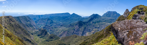 La Réunion, Cirque de Mafate Panorama 