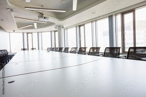 Interior of empty conference room in creative office