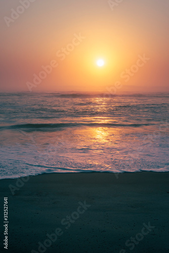 Atlantic ocean sunset