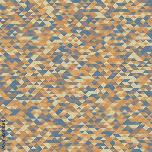 Pattern with random colored Diamonds Generative Art background illustration