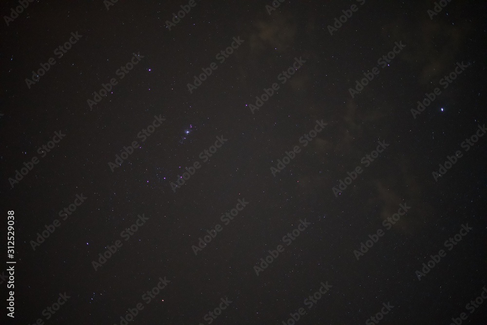 Obraz premium space with nebula and stars background 