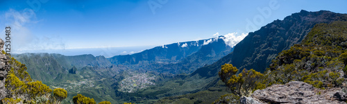 La R  union  Piton des Neiges  Cilaos Valley