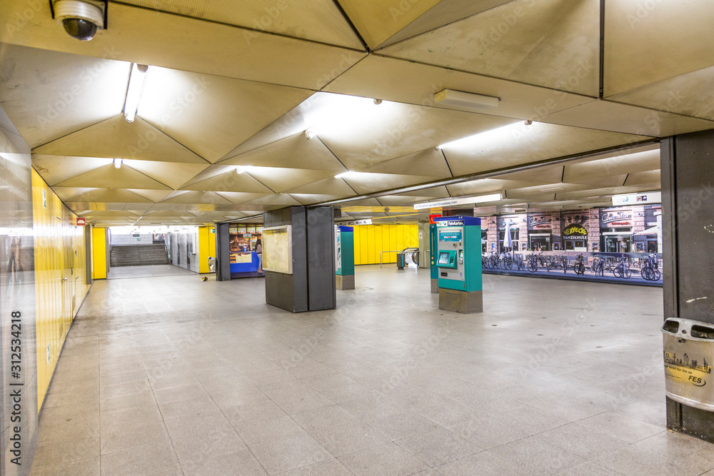 metro station for S and U-Bahn Eschenheimer Tor in Frankfurt, Germany Stock  Photo | Adobe Stock
