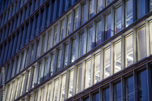 modern building windows