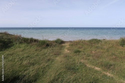 Sandweg zur Steilküste bei Wustrow an der Ostseeküste