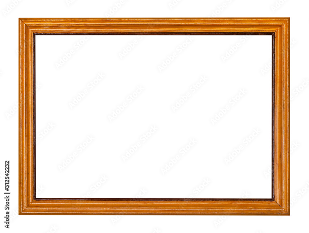 painted brown wooden picture frame isolated painted brown wooden picture frame isolated