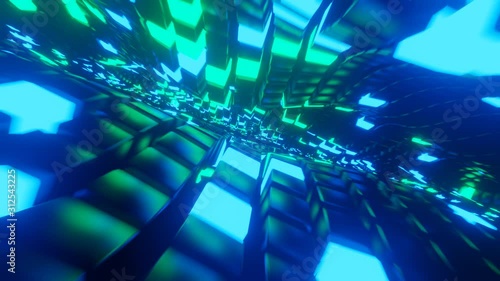 Abstract Technology Background 2 - Seamless 3d Rendering