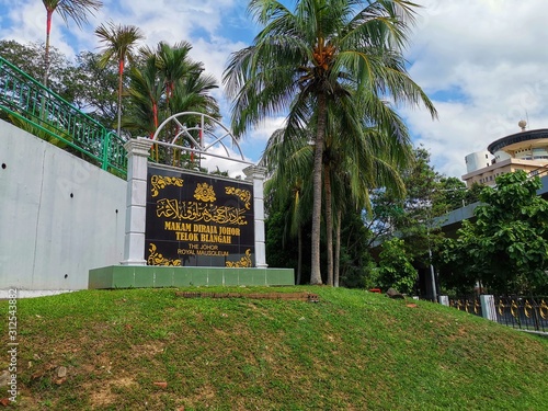 Vászonkép Singapore, 27 December 2019 - Royal Johor Mausoleum at Masjid Temenggong Daeng I