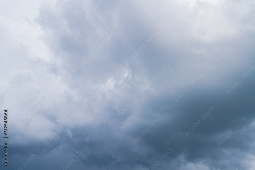 Rain storm clouds before the storm in the middle of summer Rain storm clouds before the storm in the middle of summer