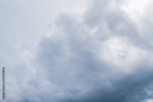 Fototapeta Naklejka Na Ścianę i Meble -  Rain storm clouds before the storm in the middle of summer