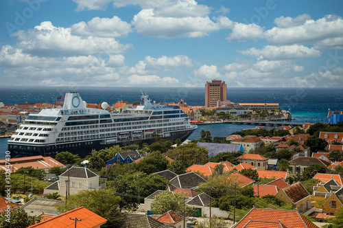 The Skyline of Willemstad, Curacao photo