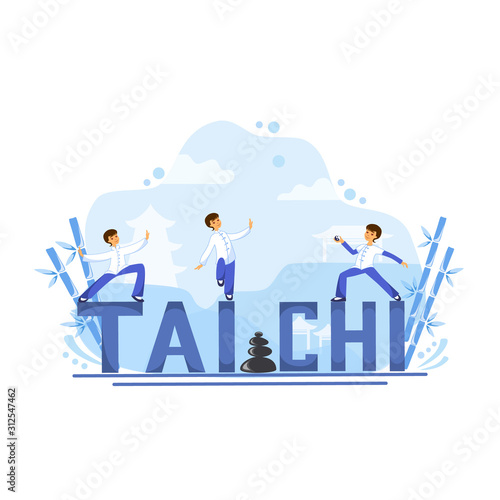 Chinese tai chi exercises