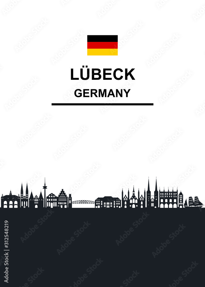 Lübeck Skyline