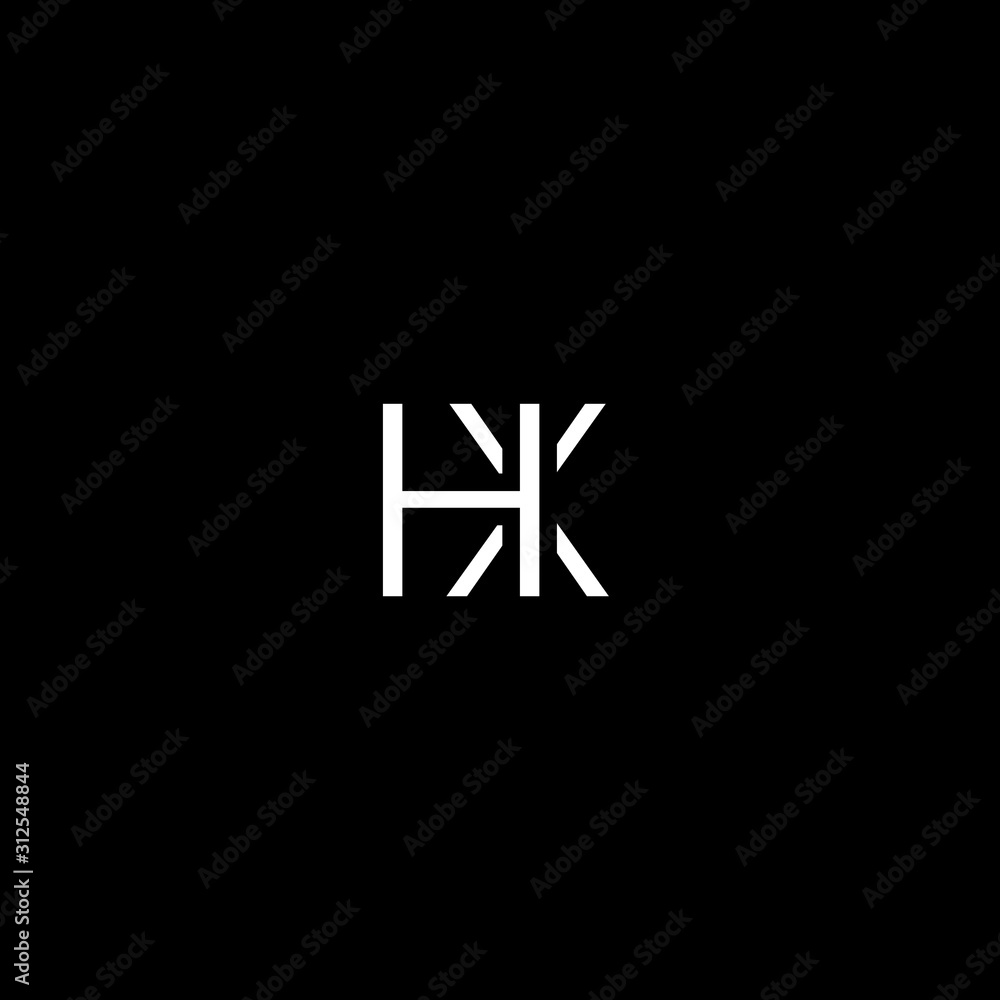 Unique modern artistic HX initial based letter icon logo Unique modern artistic HX initial based letter icon logo