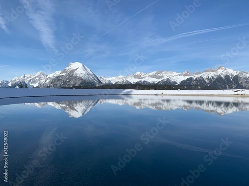 Wallpaper Mural Austrian mountain lake Torontodigital.ca