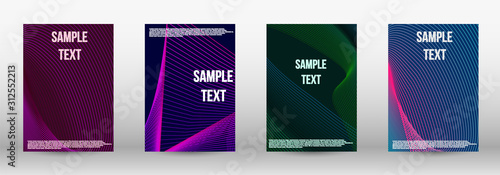 Geometric template with lines 