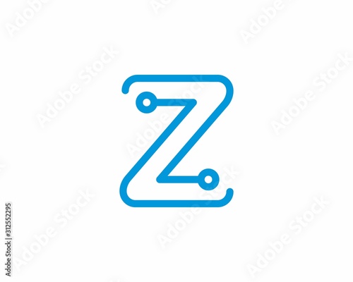 Abstract Letter Z Logo Design Template 001