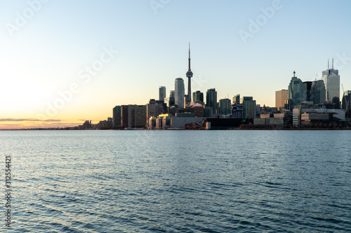 Pale Toronto Skyline