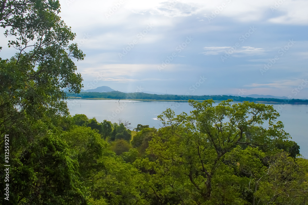 Kandalama Natural tank and reservoir dambulla sri lanka