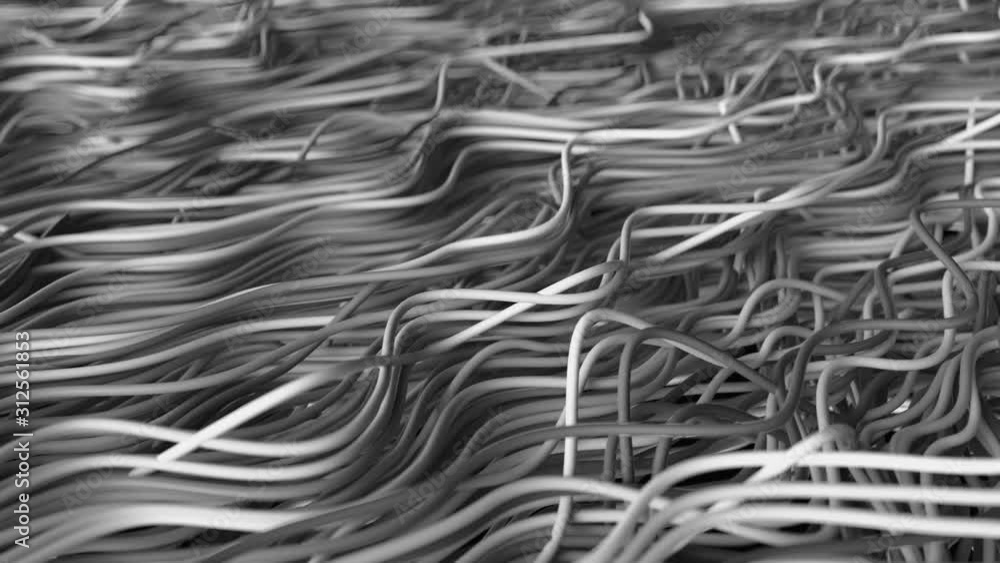 Abstract Futuristic Tech Lines. 4K Seamless Loop. Abstract Futuristic Tech Lines. 4K Seamless Loop.