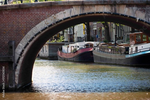 bridge over the river, nederlands, holland, amsterdam